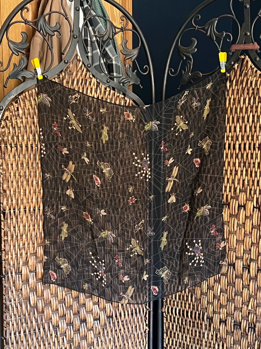 Silk Nick & Nora Insect Scarf